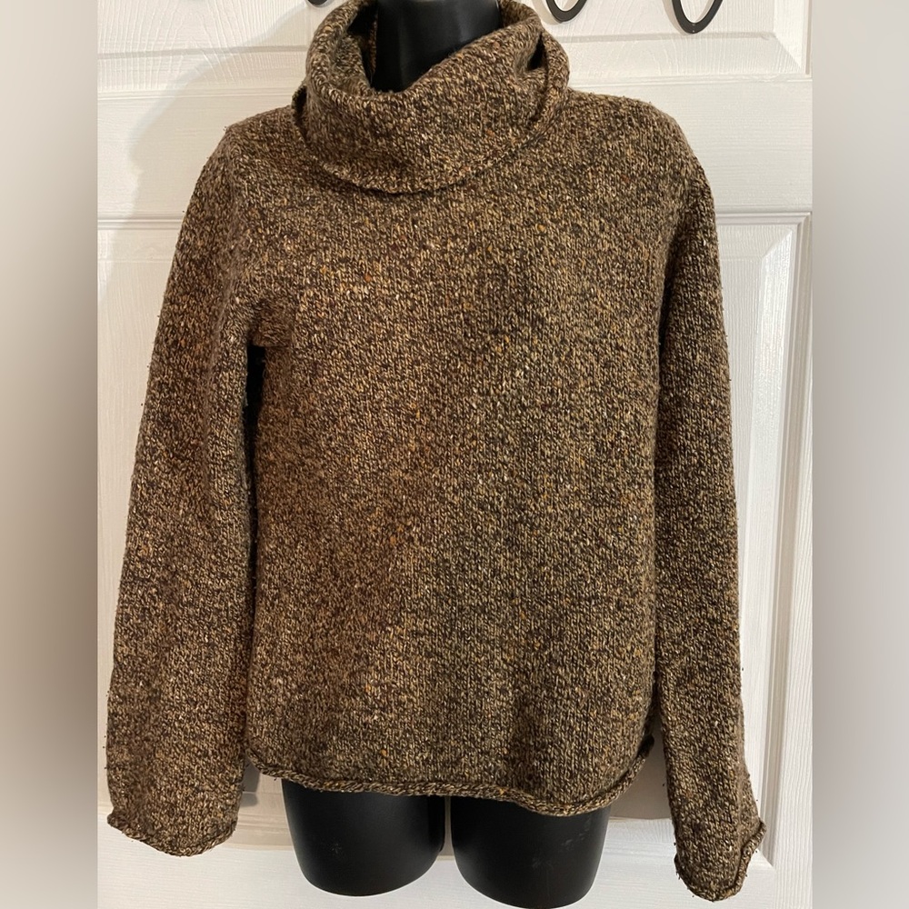 COPY - Express cowl neck sweater - wool - size medium, runs a little small